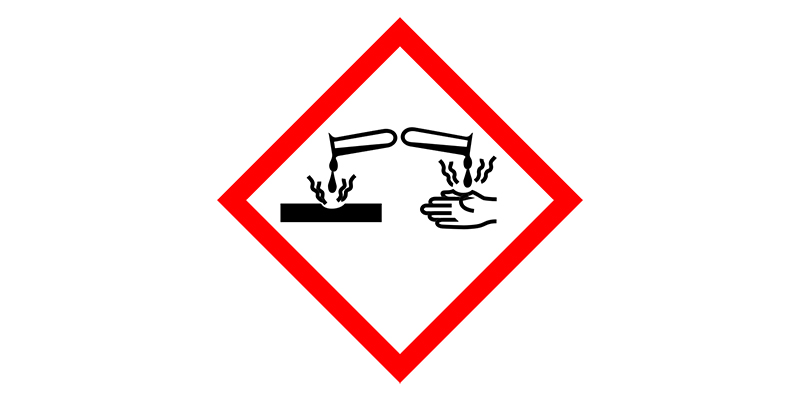 Simbol Bahan Kimia Korosif
